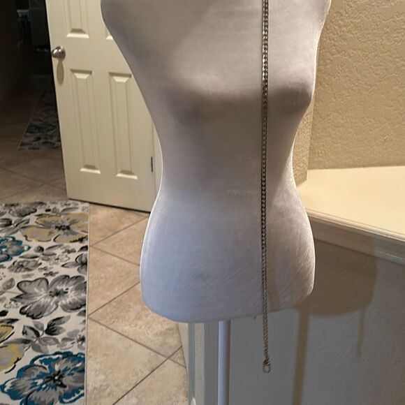 Unbranded 56" Attachable Long Wallet Crossbody Chain Silver Cuban Link New - Picture 6 of 8